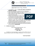 Guidelines For Course Organization Exhibit PDF