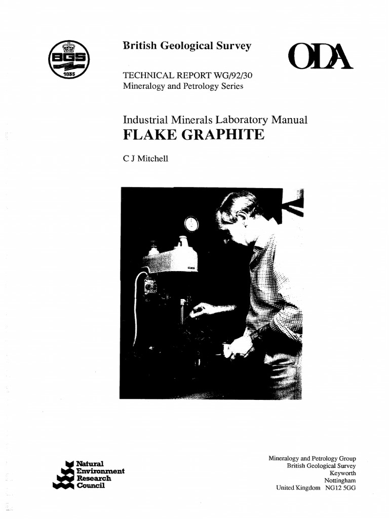 Flake Graphite Laboratory Manual | PDF | Graphite | Minerals