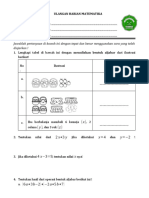 Matematika soal ulangan harian