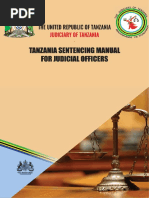 Final-TANZANIA SENTENCING MANUAL FOR JUDICIAL OFFICERS PDF | PDF ...