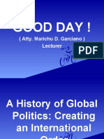 Chapter 4 A History of Global Politics