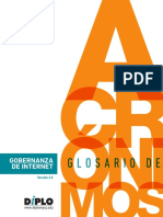 GOBERNANZA DE INTERNET GLOSARIO DE ACRÓNIMOS IG - Acronym - glossarySPA