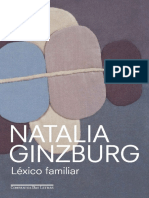 Léxico Familiar, de NAtalia Ginzburg