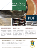 Boletín Novedades Biblioteca Central Militar