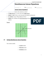 1.1 Simultaneous - Equations