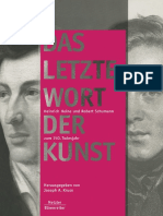 Joseph A. Kruse, Marianne Tilch, Ulrike Groos, Bernhard R. Appel (Eds.) - Â Das Letzte Wort Der KunstÂ - Heinrich Heine Und Robert Schumann Zum 150. Todesjahr-J.B. Metzler (2006) PDF