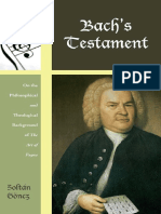 (Contextual Bach Studies) ZoltÃ¡n GÃ NCZ - Bachâ S Testament - On The Philosophical and Theological Background of The Art of Fugue-Scarecrow Press (2012) PDF