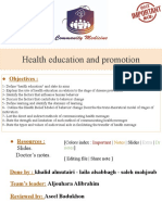 9-Health Education and Promotion PDF