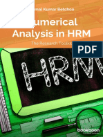 Numerical Analysis in HRM