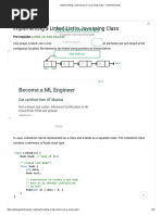 Implementing A Linked List in Java Using Class: Become A ML Engineer