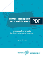 Instructivo Control Inscripciones Personal de Servicio