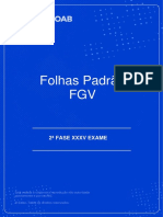 Folhas Padrão FGV