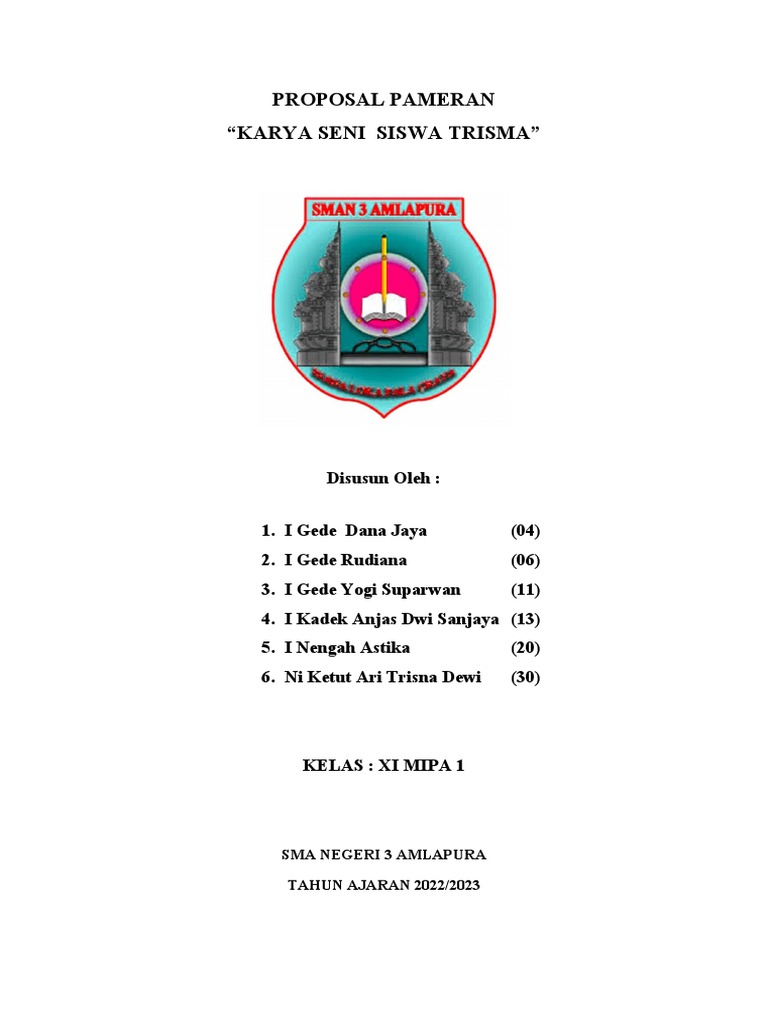 Pameran Karya Seni Siswa Trisma | PDF | Seni
