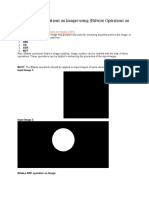 Arithmetic Operations On Images Using (Bitwise Operations On Binary Images)