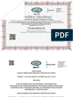SK Akreditasi BAN-PT UBSI PS Sistem Informasi Akuntansi Kampus Kabupaten Karawang (D3) PDF