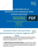 Como Mejorar en La Presentacion Comercial Para Vender