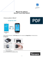 Manual Utilizare SonOff Touch Wall Switch 1