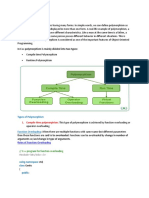 C++ Polymorphism Types