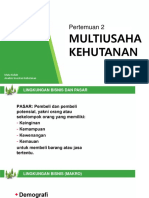 Analisis Investasi Kehutanan dan Multiusaha Kehutanan