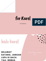 For Karel