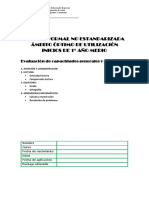 Prueba Formal No Estandarizada Ingreso 1ºM 2023