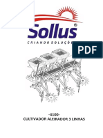 Cultivador Aleirador 3 Linhas - BR