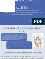 Fisioterapi ACL Post Op Fase 1