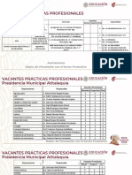 Vacantes Prácticas Profesionales - 230303 PDF