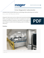 Planning Approach For Diagnostic Laboratories