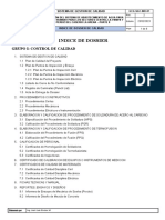 Indice Del Dossier - II Etapa. Rev.2