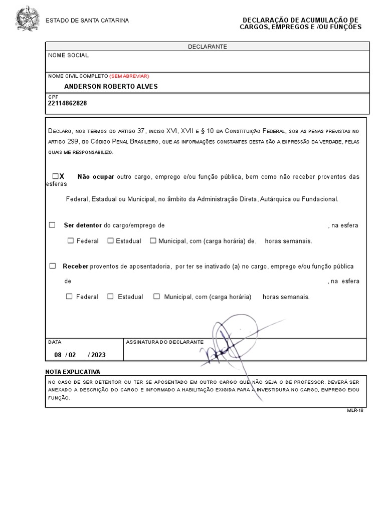  mlr 018 declaracao de acumulacao de cargos empregos e ou funcoes 05
