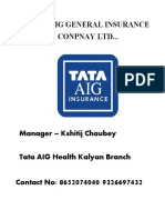 TATA AIG General Insurance Company contact details