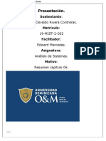 Análisis de Sistemas - Resumen capítulo 06 sobre Metodología para resolver problemas