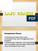 Laju Reaksi