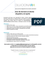 4 - Anuncio - Ejecutivo de Servicio Al Cliente Espanol y Qeqchi PDF