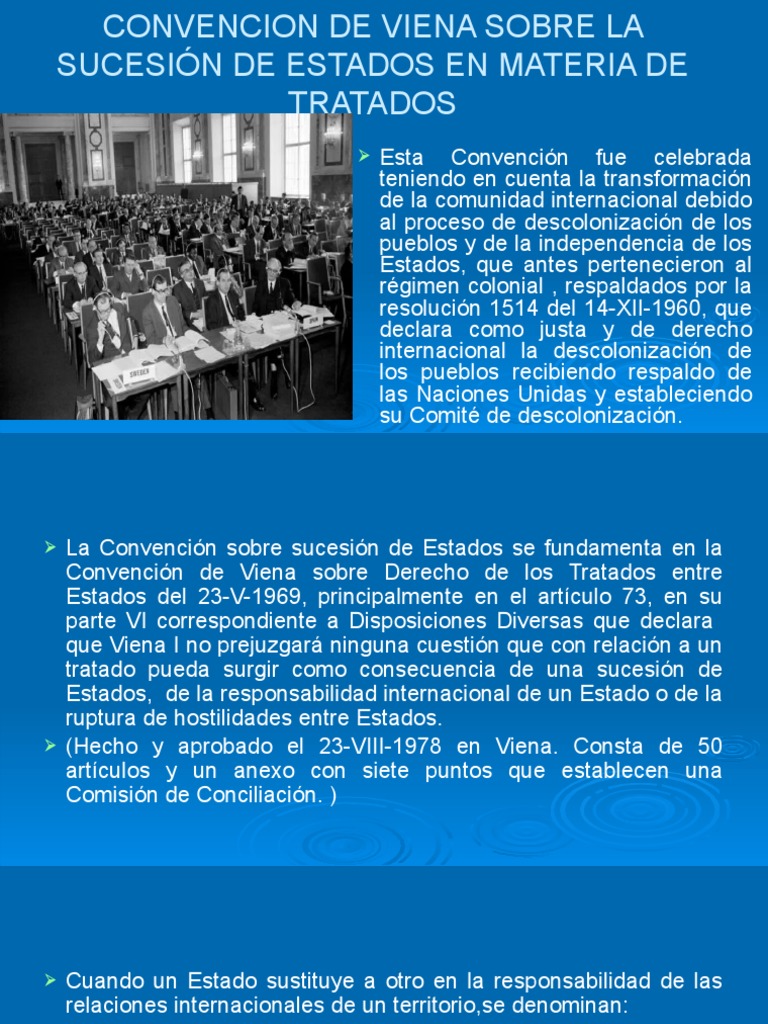 Convencion de Viena Sobre La Sucesión de Estados PDF