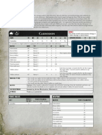 Warhammer 40k - Army List - Datasheet - Carnodon (2018)