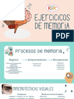 Cuadernillo Ejercicios de Memoria