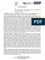 Relatório técnico para cozinha ou indústria de alimentos