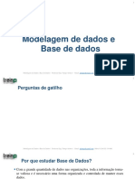 Aula 01 - Modelagem de Dados e Base de Dados