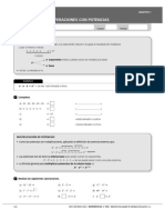 02 - Potencias y Raicc81ces Repaso 3 Eso Santillana PDF