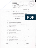 2011 - Feb - Paper 1 - Medicine PDF