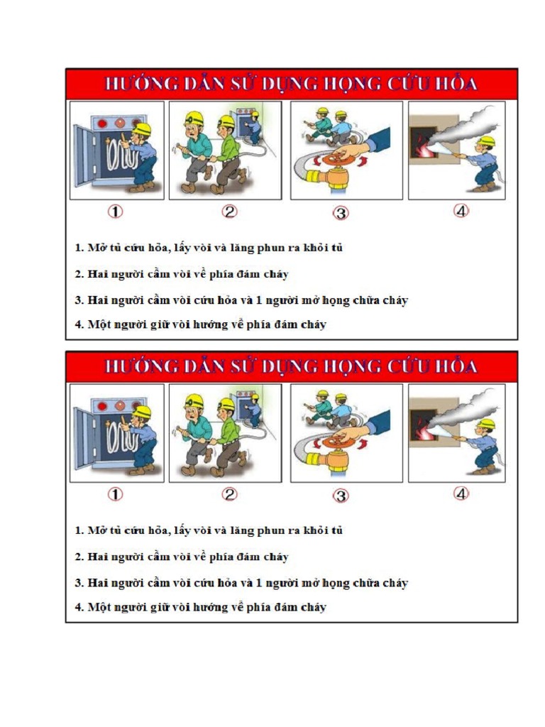 Hướng dẫn sử dụng họng cứu hỏa | PDF