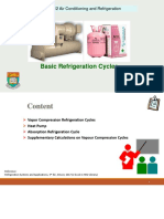 10 Basic Refrigeration Cycles (2021-22) PDF