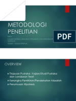 Metodologi Penelitian-5 Kajian Pustaka, Kerangka Pemikiran, Dan