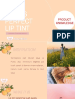 BAHASA Peach Makes Perfect Lip Tint New Color Product Knowledge PDF