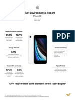 Apple SE 2 Enviromental Report