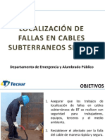 Localización de Fallas en Cables Subterraneos 2022