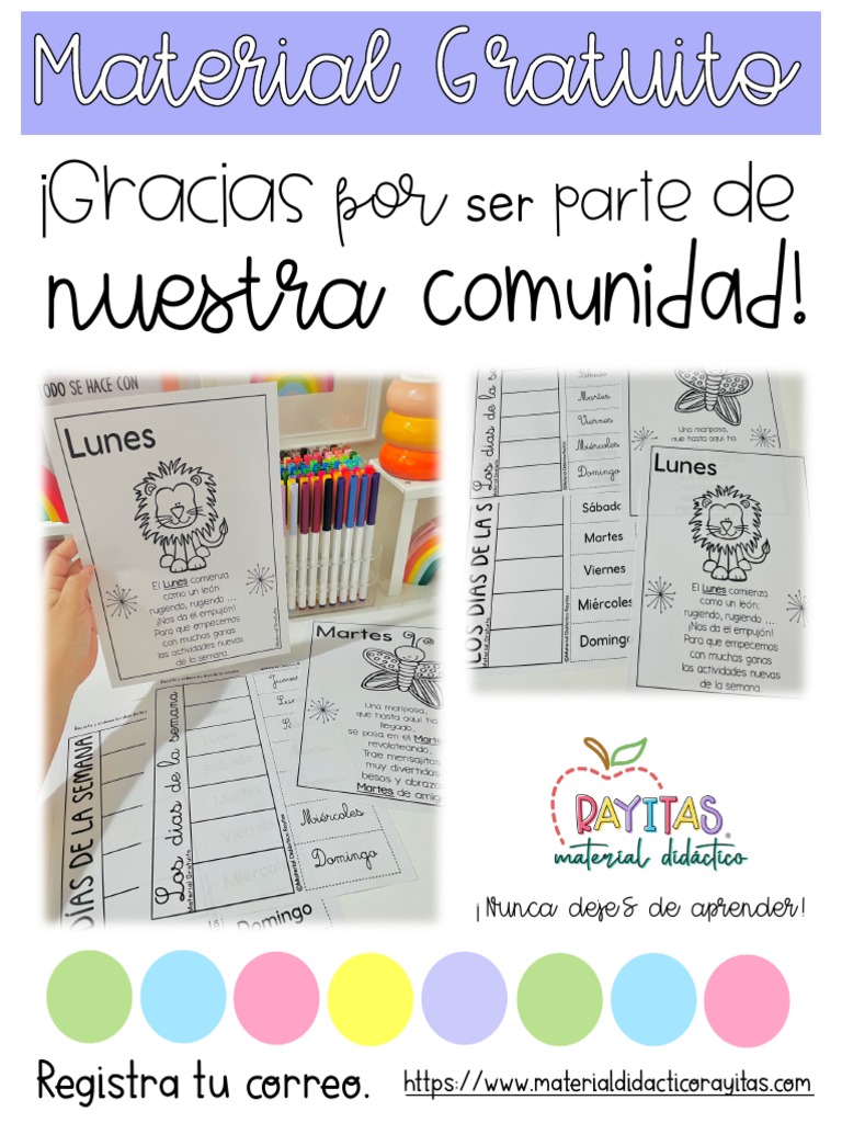 FREE. Actividad de Los Dias de La Semana | PDF