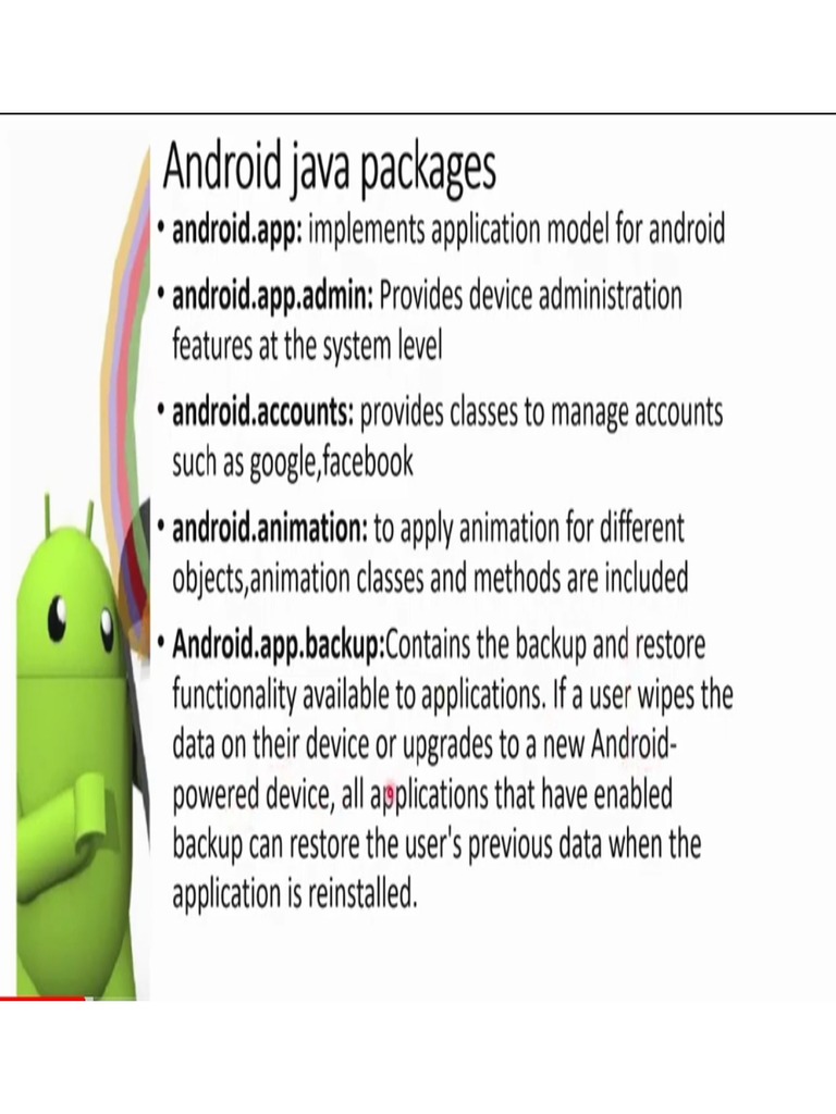 Android Java Packages | PDF